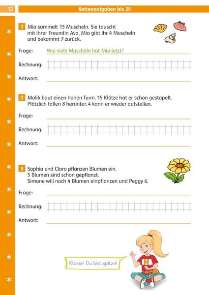 Produktbild: Die Mathe-Helden Rechengeschichten und Textaufgaben 2. Klasse