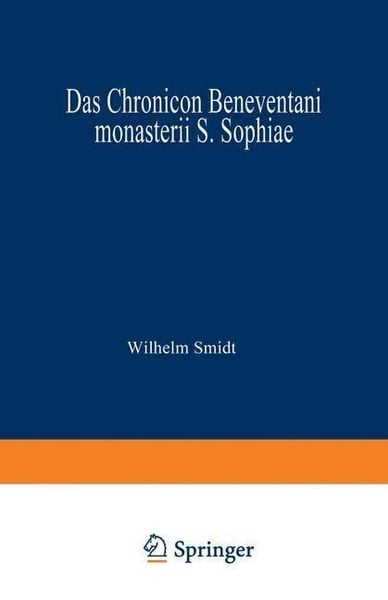 Produktbild: Das Chronicon Beneventani monasterii S. Sophiae