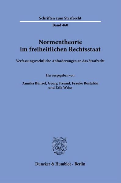 Produktbild: Normentheorie im freiheitlichen Rechtsstaat