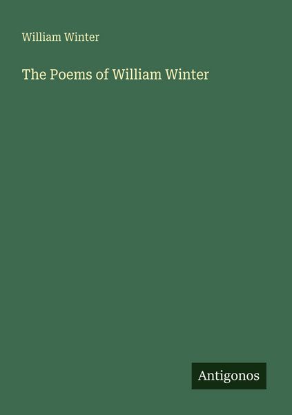 Produktbild: The Poems of William Winter