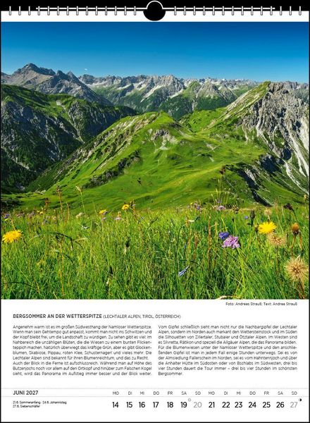 Produktbild: Blodigs Alpenkalender 2027