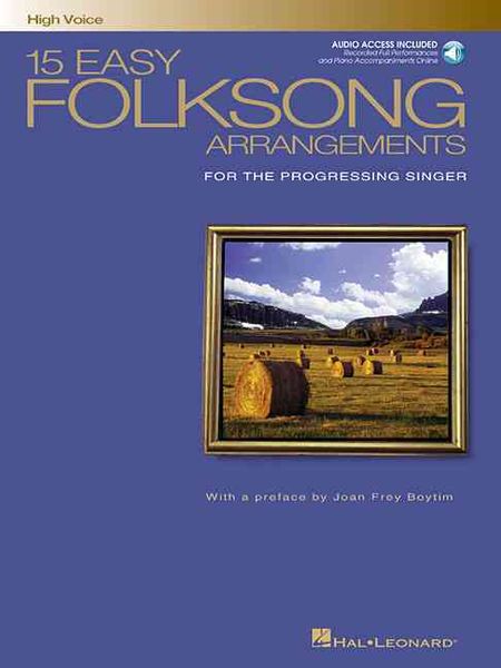 Produktbild: 15 Easy Folksong Arrangements Book/Online Audio