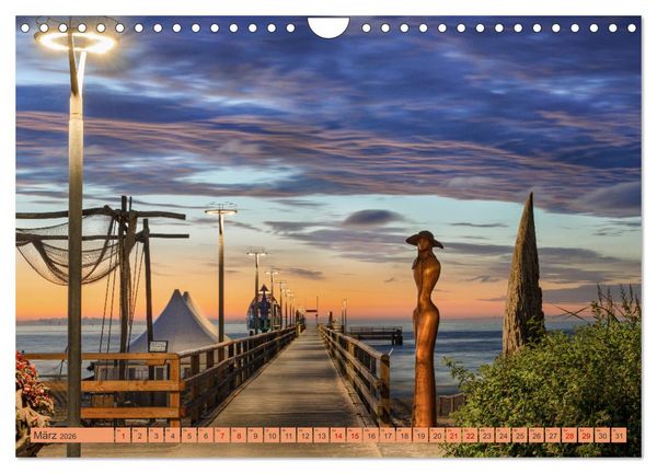 Produktbild: Zingst - die Ostsee von ihrer sch&ouml;nsten Seite (Wandkalender 2026 DIN A4 quer), CALVENDO Monatskalender