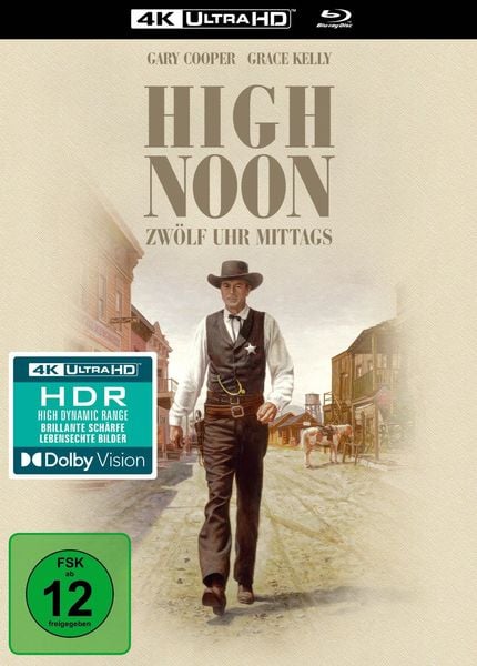 Produktbild: 12 Uhr mittags - High Noon - 2-Disc Limited Collector's Edition Mediabook (4K Ultra HD) (+ Blu-ray)