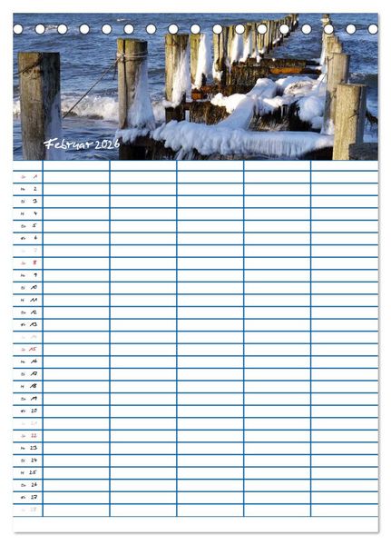 Produktbild: Meer Zeit f&uuml;r uns! (Tischkalender 2026 DIN A5 hoch), CALVENDO Monatskalender