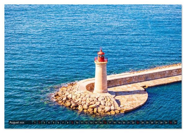 Produktbild: Mallorca - einzigartige Luftbildaufnahmen (Tischkalender 2026 DIN A5 quer), CALVENDO Monatskalender