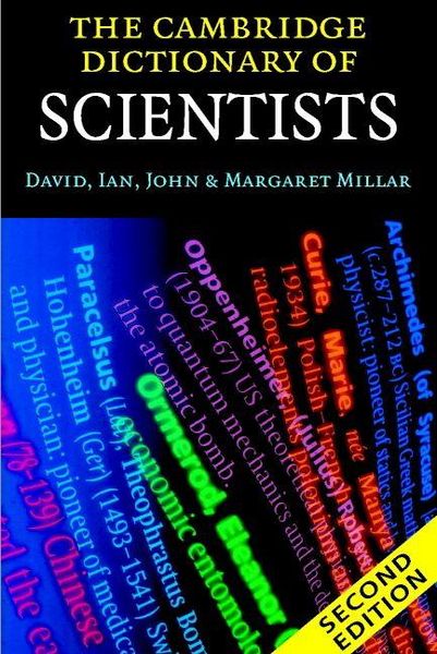 Produktbild: The Cambridge Dictionary of Scientists