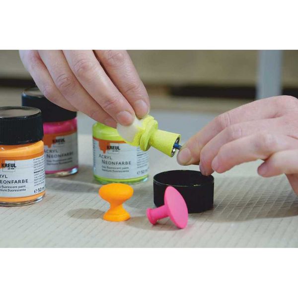 Produktbild: KREUL Acryl Neonfarbe neongelb 50ml