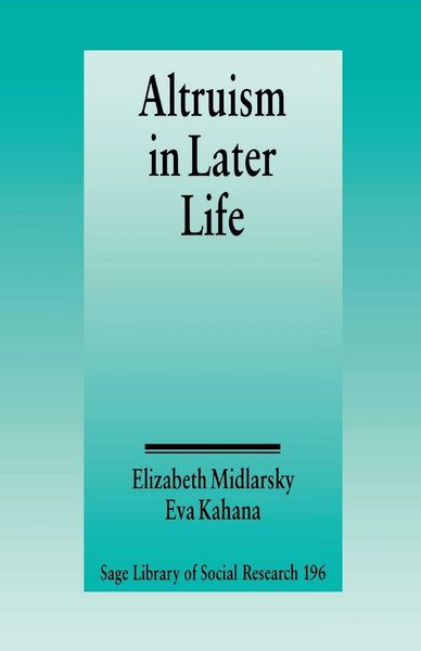 Produktbild: Altruism in Later Life