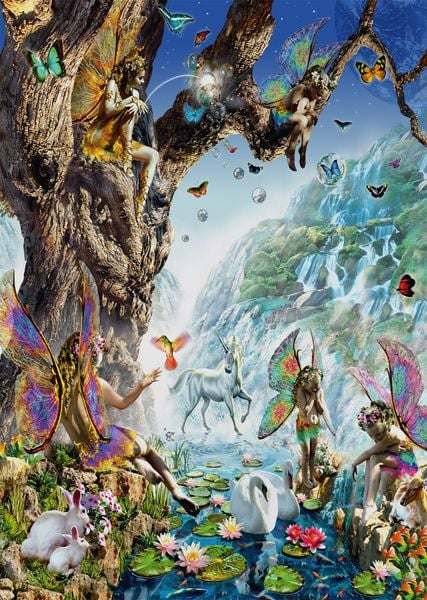 Im Tal der Wasserfeen Puzzle Standard 2.000 Teile