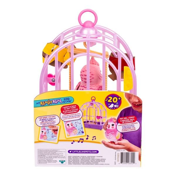 Produktbild: Moose Toys 300333 - Little Live Pets: My Really Real Bird Rosie+ Cage, Interaktiver Vogel mit K&auml;fig