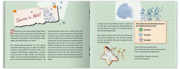 Produktbild: Der mysteri&ouml;se Weihnachtsdieb - Ein Escape-Adventskalender f&uuml;r Kids
