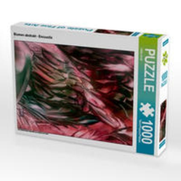 CALVENDO Puzzle Blumen abstrakt - Encaustic 1000 Teile Lege-Größe 48 x 64 cm Foto-Puzzle Bild von Ulrike Kröll