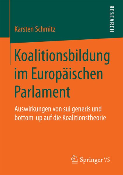 Produktbild: Koalitionsbildung im Europ&auml;ischen Parlament