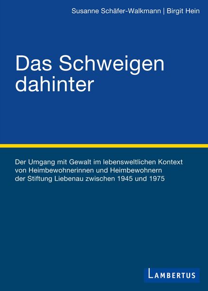 Produktbild: Das Schweigen dahinter