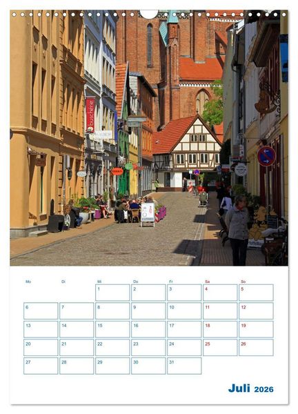 Produktbild: Residenzstadt Schwerin - Mecklenburg-Vorpommern - Terminplaner (Wandkalender 2026 DIN A3 hoch), CALVENDO Monatskalender