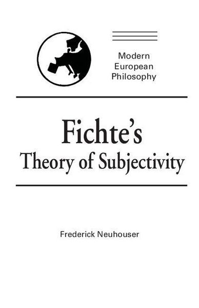 Produktbild: Fichte's Theory of Subjectivity