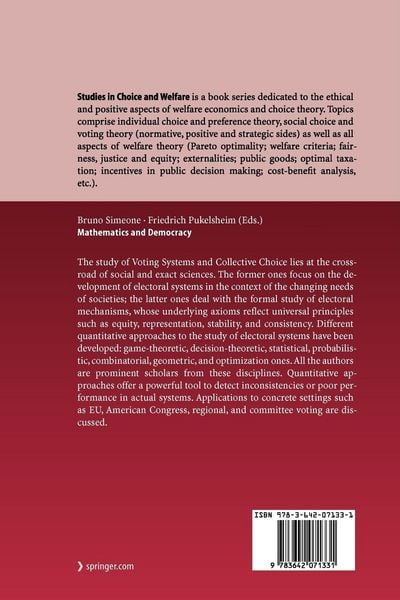 Produktbild: Mathematics and Democracy