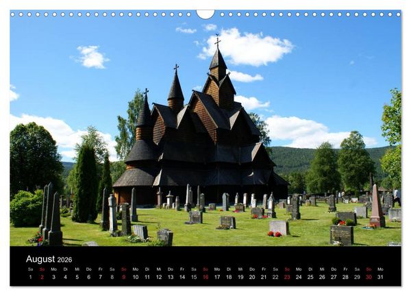 Produktbild: Norwegen 2026 (Wandkalender 2026 DIN A3 quer), CALVENDO Monatskalender