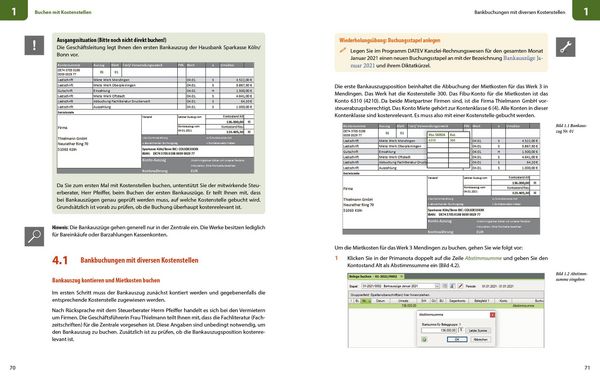 Produktbild: Finanzbuchhaltung mit Kostenstellen/Kostentr&auml;gern in der Praxis mit DATEV Kanzlei-Rechnungswesen