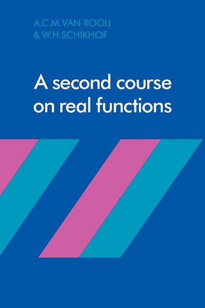 Produktbild: A Second Course on Real Functions