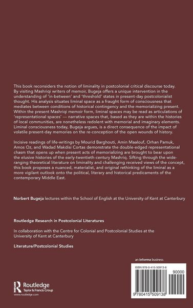 Produktbild: Postcolonial Memoir in the Middle East