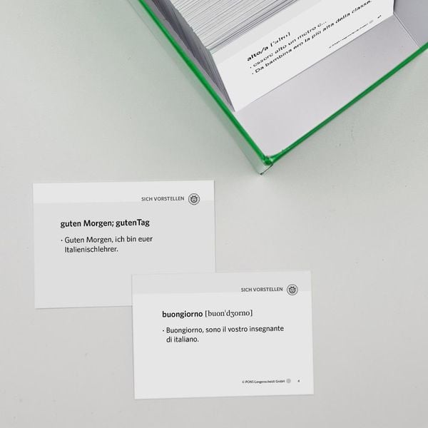 Produktbild: PONS Power-Vokabelbox Italienisch in 4 Wochen