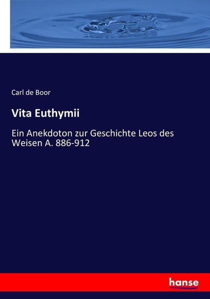 Produktbild: Vita Euthymii
