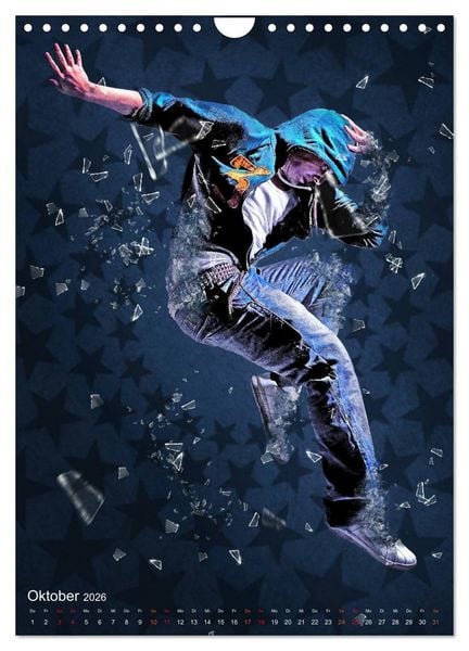 Produktbild: Streetdance - Dynamik pur (Wandkalender 2026 DIN A4 hoch), CALVENDO Monatskalender