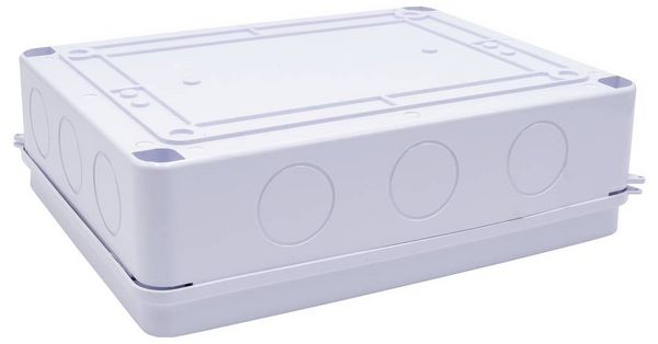 Produktbild: TRU COMPONENTS TC-RB 255x200x80 TC-10256552 Installations-Geh&auml;use ABS Kunststoff Wei&szlig; 1St.