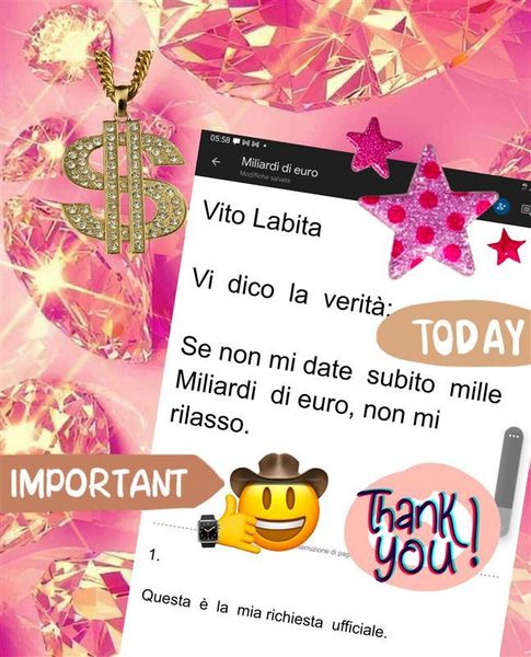 Produktbild: Vi dico la verit&agrave;: Se non mi date subito mille Miliardi di euro, non mi rilasso