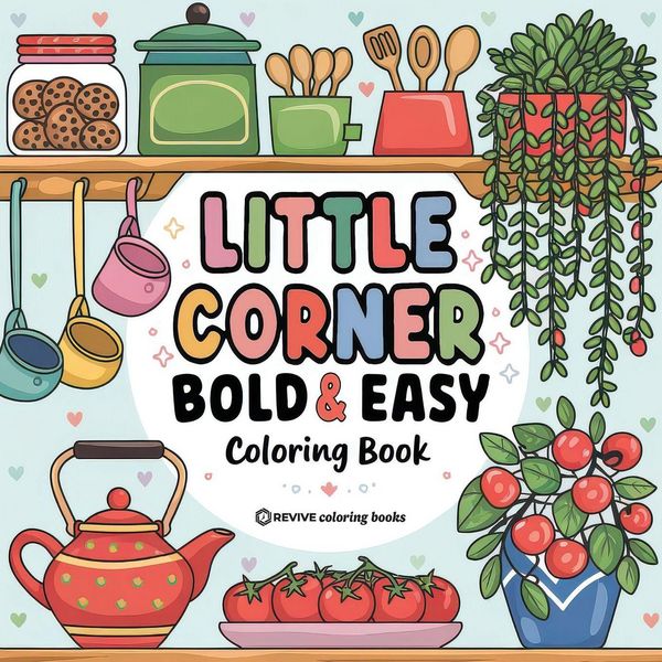 Produktbild: Bold & Easy Little Corner Coloring Book