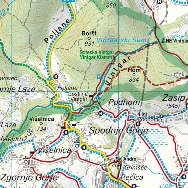 Produktbild: freytag & berndt Wanderkarte Nationalpark Triglav - Kranjska Gora - Planica - Bled 1:35.000