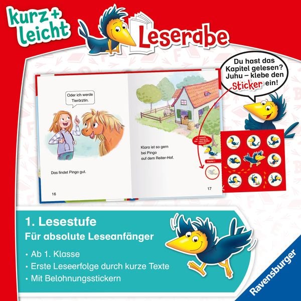 Produktbild: Leserabe 1. Lesestufe Kurz und leicht - Kleines Pony, gro&szlig;er Traum