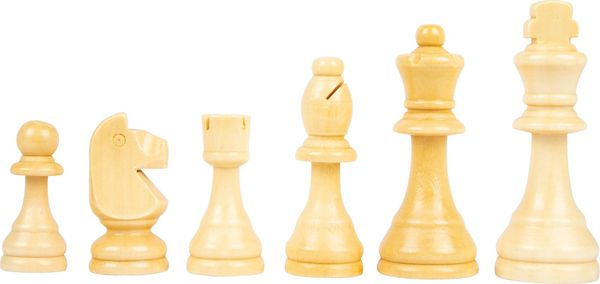 Produktbild: Small foot 11784 - Schach und Dame XL, Brettspiel, Holz