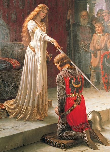 Produktbild: Puzzle 1000 Teile - Edmund Blair Leighton: The Accolade by Leighton