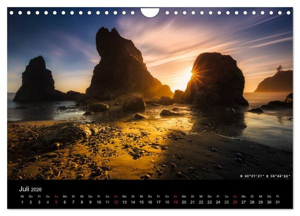 Produktbild: More Wild, Wild Places 2026 (Wandkalender 2026 DIN A4 quer), CALVENDO Monatskalender