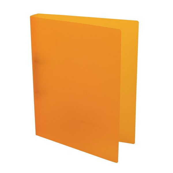 Produktbild: Idena Ringbuch PP 2 Ringe 35mm transluzent orange DIN A4