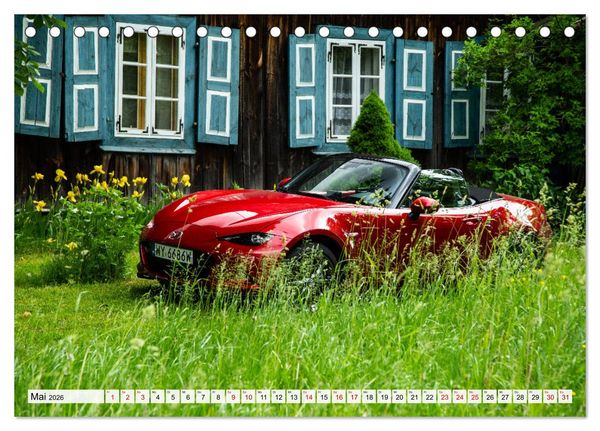 Produktbild: Ich liebe Miata (Tischkalender 2026 DIN A5 quer), CALVENDO Monatskalender