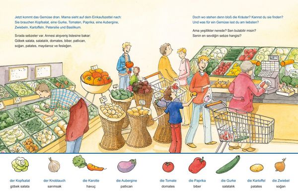 Produktbild: Im Supermarkt (Deutsch-T&uuml;rkisch)