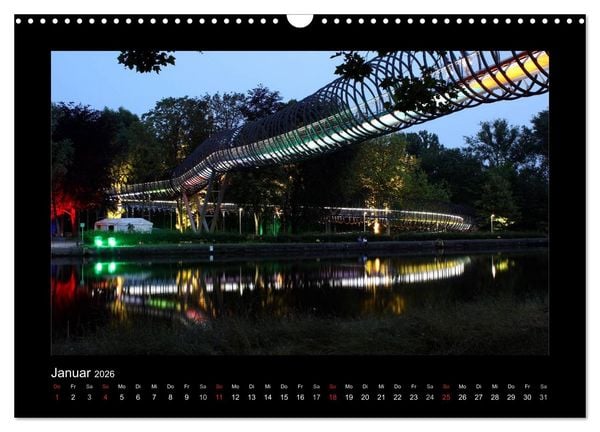 Produktbild: Extraschicht im Ruhrgebiet - Nachts ist es nicht dunkel! (Wandkalender 2026 DIN A3 quer), CALVENDO Monatskalender