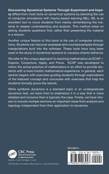 Produktbild: Discovering Dynamical Systems Through Experiment and Inquiry