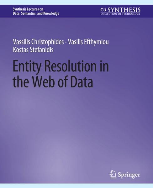 Produktbild: Entity Resolution in the Web of Data