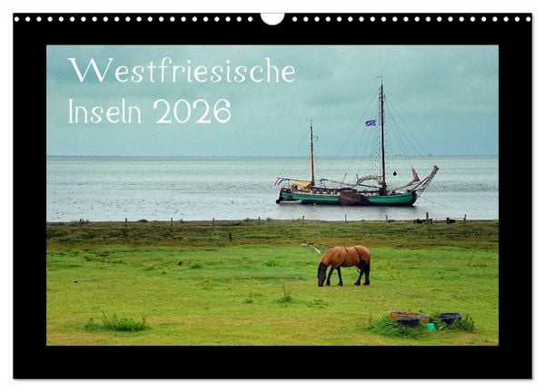 Produktbild: Westfriesische Inseln 2026 (Wandkalender 2026 DIN A3 quer), CALVENDO Monatskalender