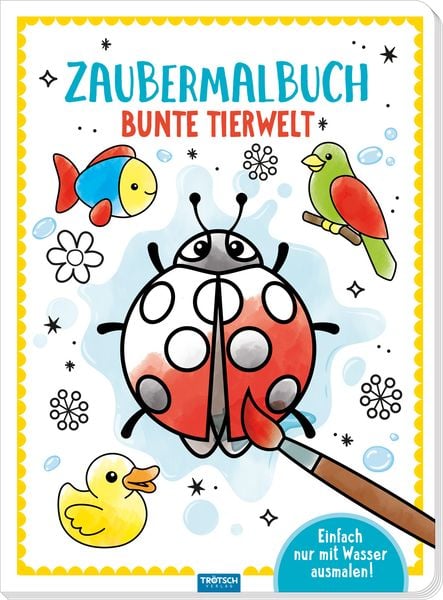 Produktbild: Tr&ouml;tsch Malbuch Zaubermalbuch Bunte Tierwelt