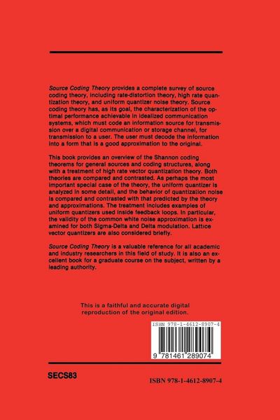 Produktbild: Source Coding Theory