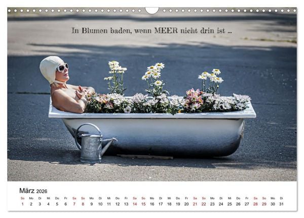 Produktbild: RAUSGEPUTZT UND GLATTGESPIEGELT (Wandkalender 2026 DIN A3 quer), CALVENDO Monatskalender