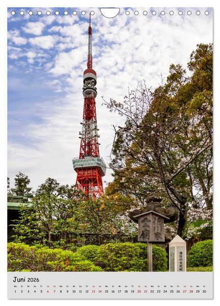 Produktbild: Tokio - Facetten einer Weltstadt (Wandkalender 2026 DIN A4 hoch), CALVENDO Monatskalender