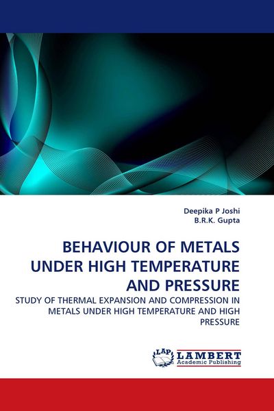 Produktbild: Behaviour Of Metals Under High Temperature and Pressure