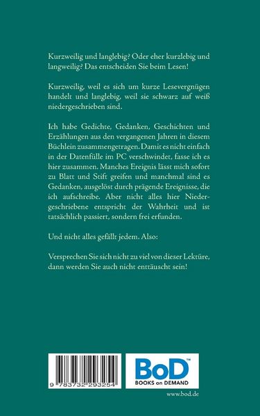 Produktbild: Kurzweilig langlebig